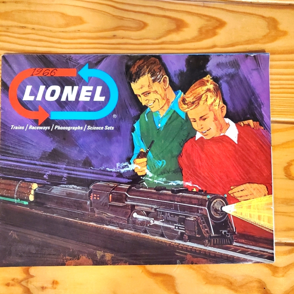Lionel 1966 Catalog with Train Illustration